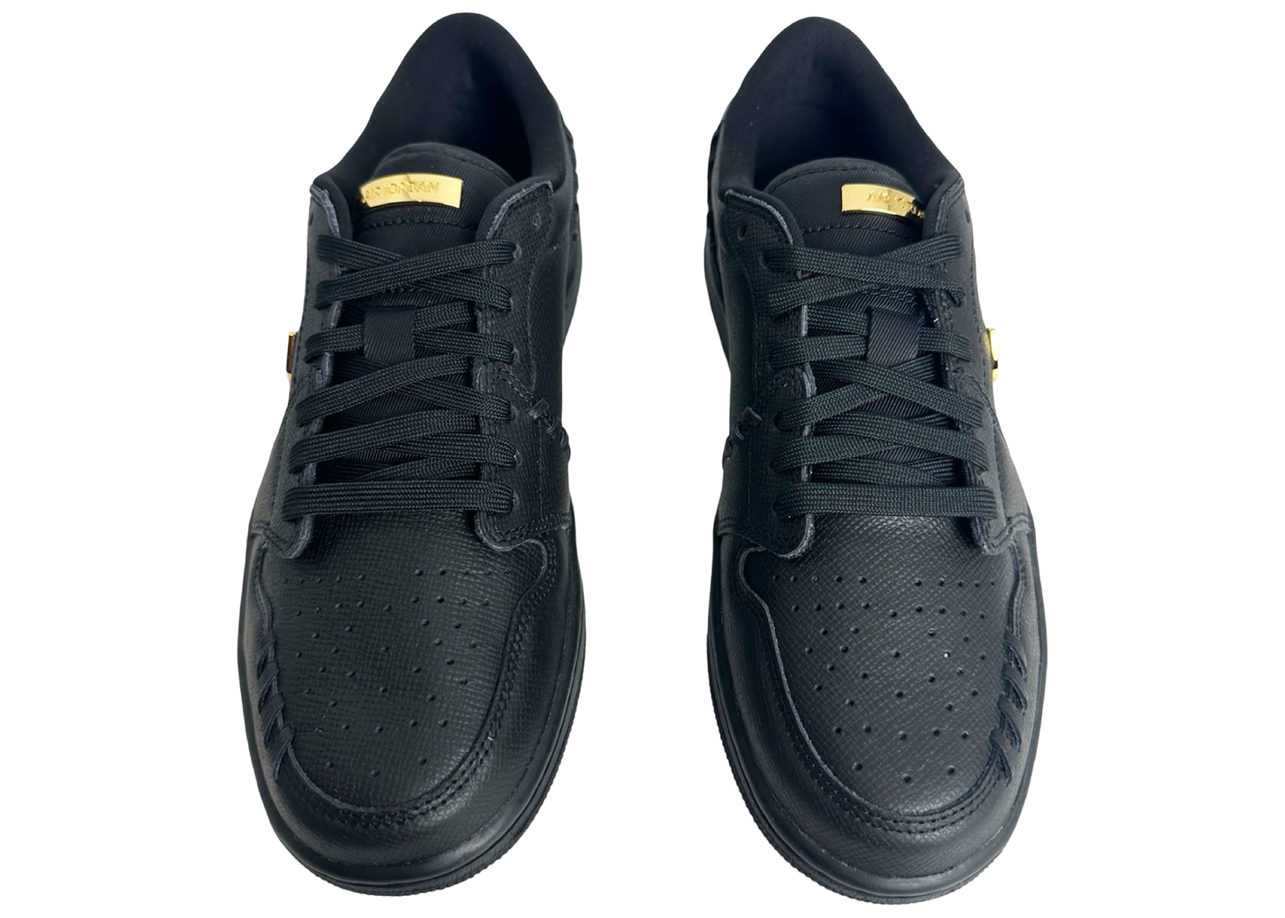 Jordan 1 Low Method of Make Black Metallic Gold (Women's)