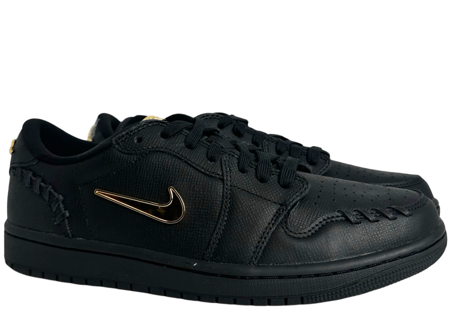 Jordan 1 Low Method of Make Black Metallic Gold (Women's)