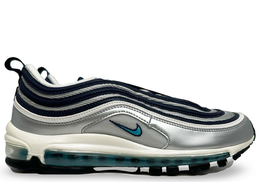 Nike Air Max 97 Metallic Silver Chlorine Blue