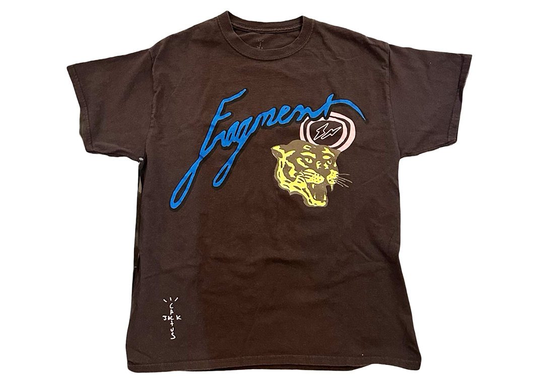 Travis Scott Cactus Jack For Fragment Icons Tee Brown