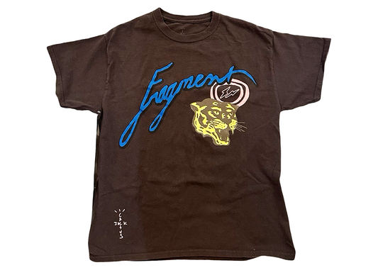 Travis Scott Cactus Jack For Fragment Icons Tee Brown