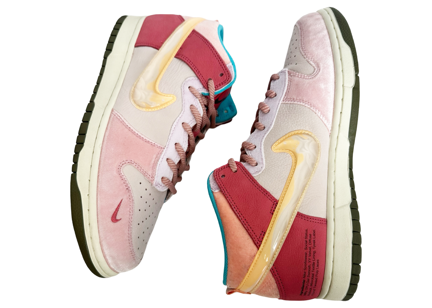 Nike Dunk Mid Social Status Free Lunch Strawberry Milk