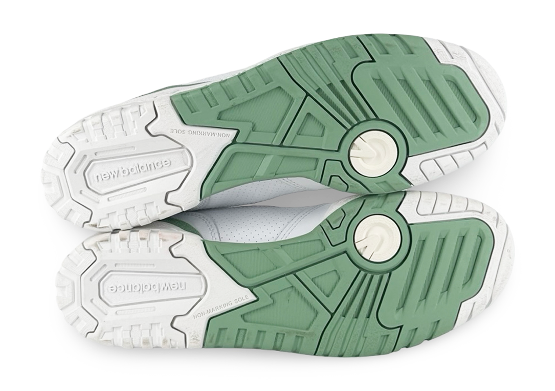 New Balance 550 White Mint Green