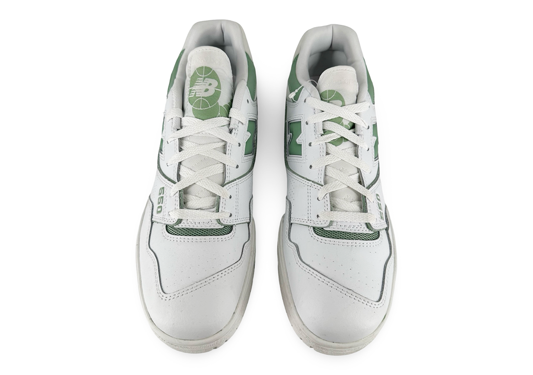 New Balance 550 White Mint Green