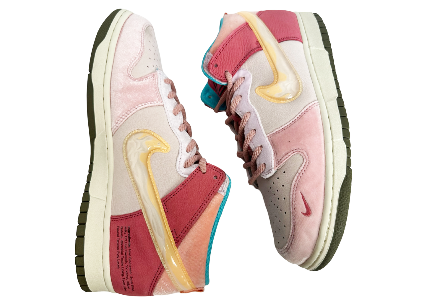 Nike Dunk Mid Social Status Free Lunch Strawberry Milk