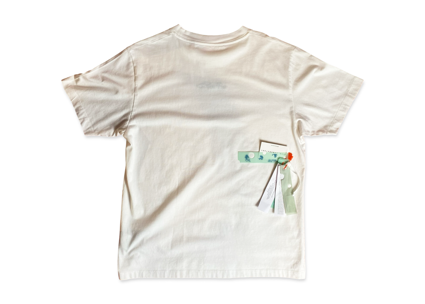 Off-White Center Logo Tee White