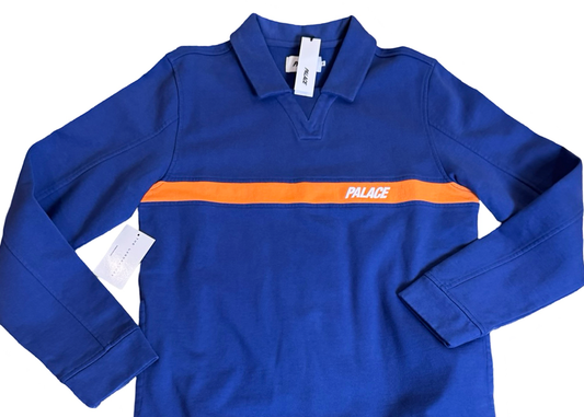 Palace Collard Top Navy/Orange