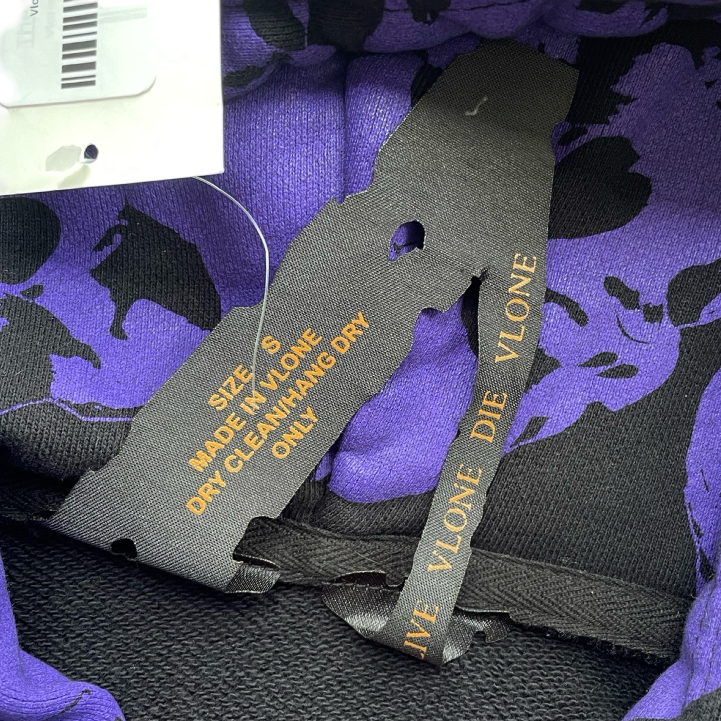 Vlone Skull Hoodie Purple