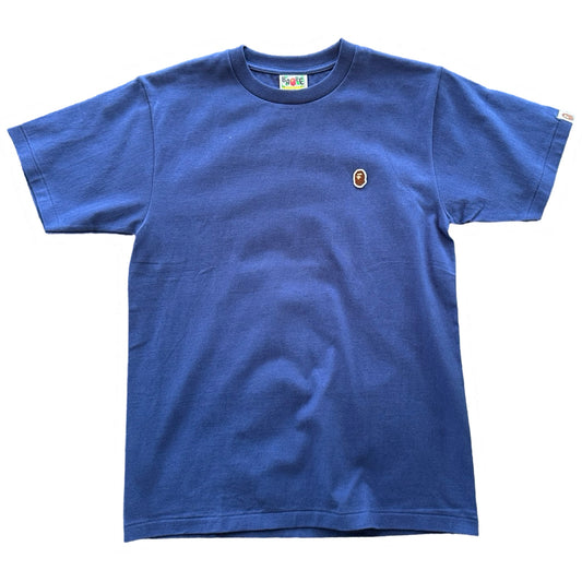 APE HEAD ONE POINT TEE NAVY