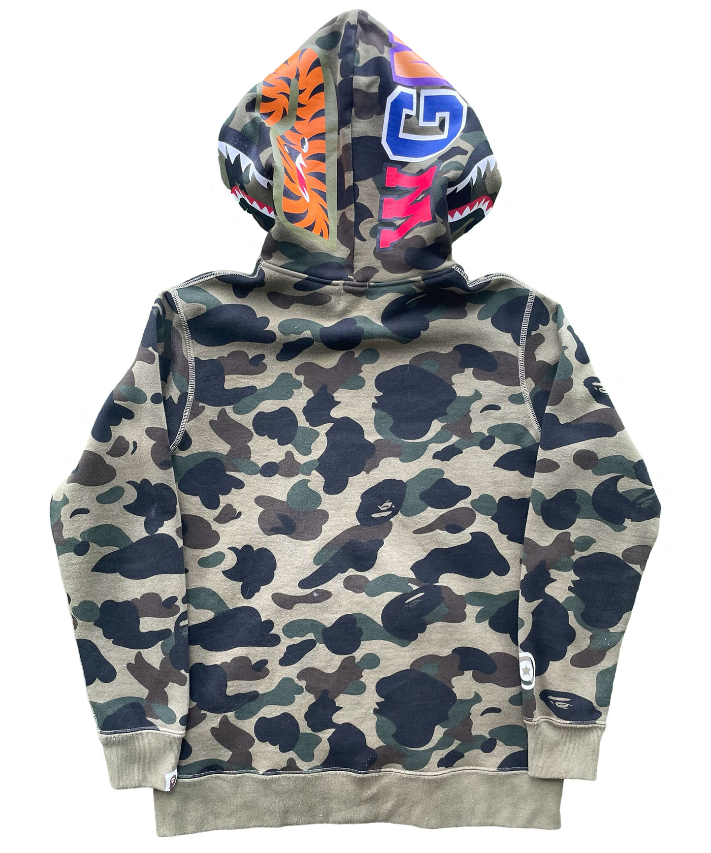 Bape Kids First Camo Shark Jacket (WORN)