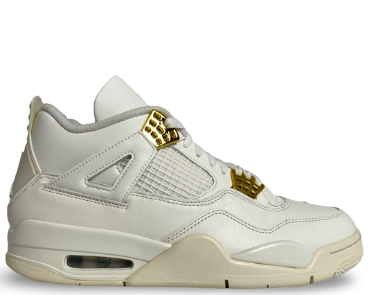 Jordan 4 Retro Metallic Gold (Women's)
