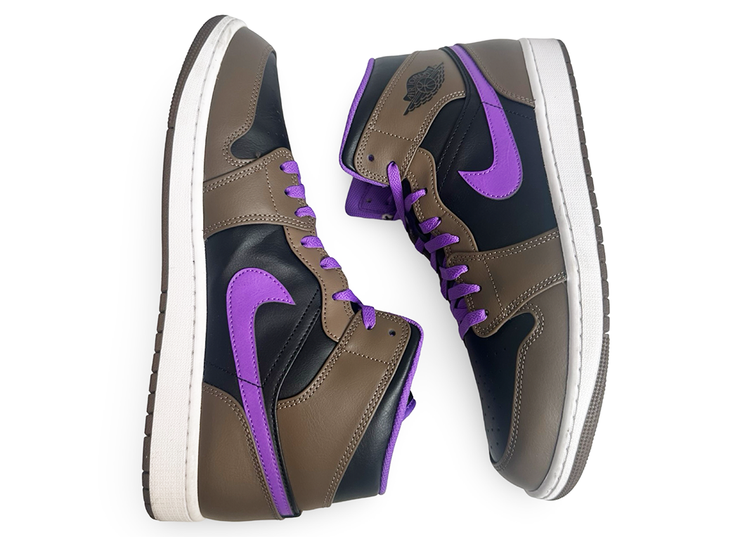 Jordan 1 Mid Purple Mocha