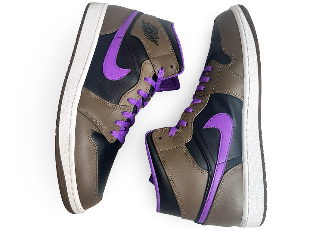 Jordan 1 Mid Purple Mocha