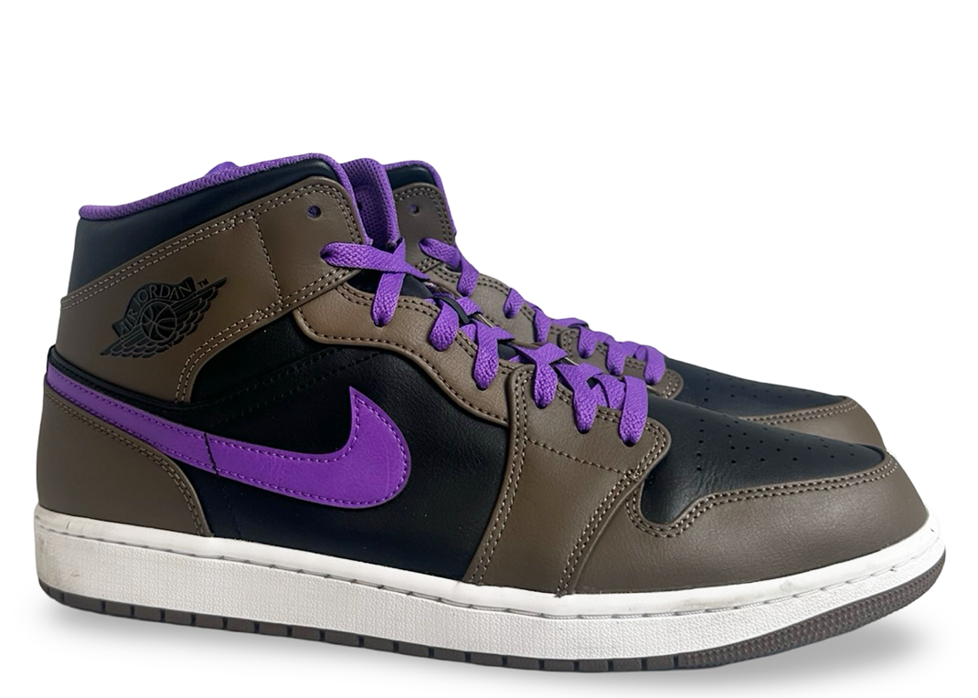 Jordan 1 Mid Purple Mocha