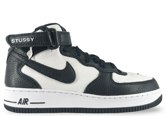 Nike Air Force 1 Mid Stüssy Light Bone/Black (2022)