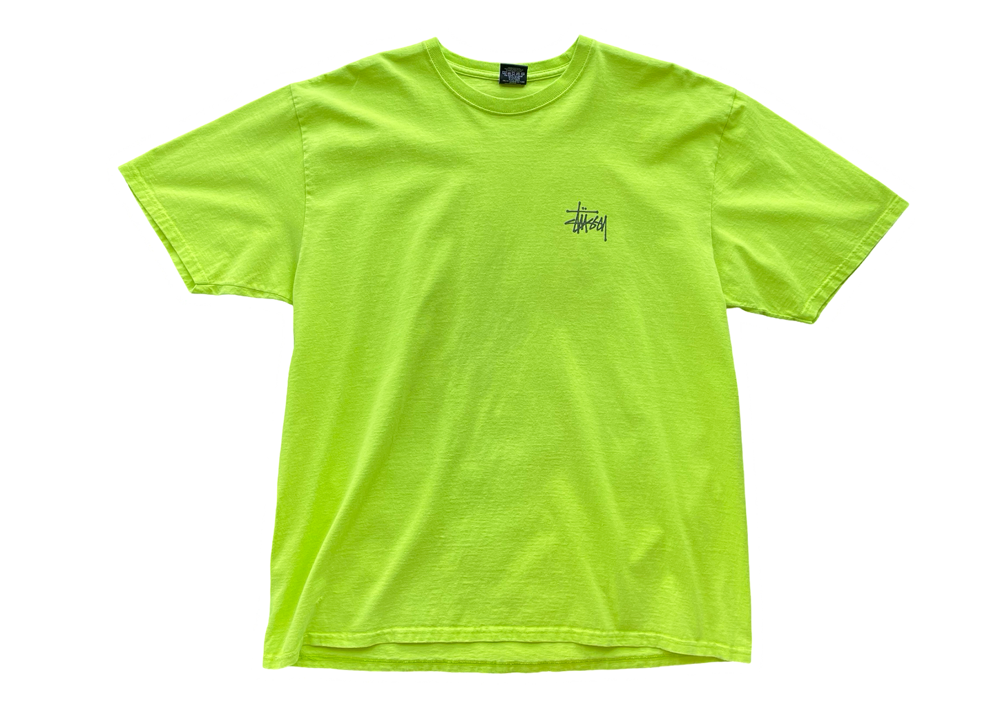 Stussy Tee Basic Lime Green