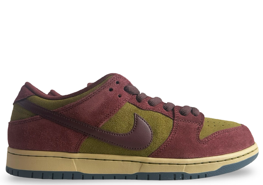 Nike SB Dunk Low Dark Team Red Olive Flak