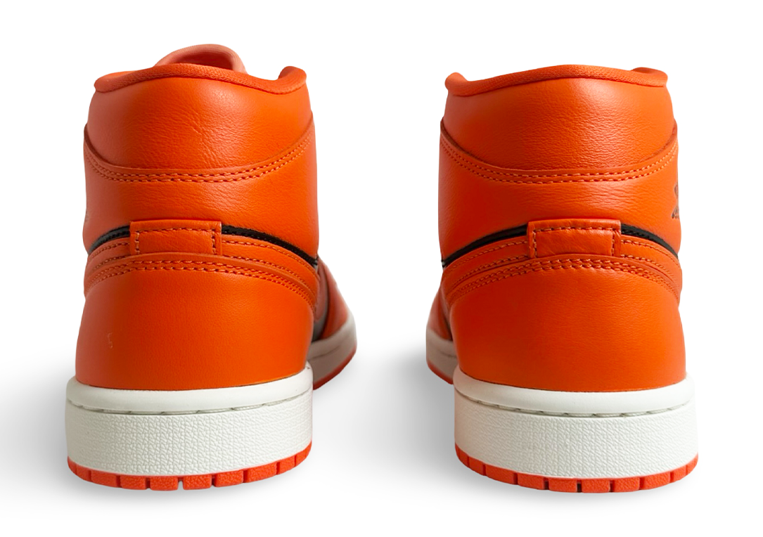 Jordan 1 Mid SE Rush Orange Crimson Bliss (Women's)