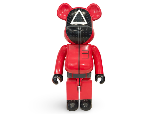 Bearbrick x Squid Game Guard (Triangle) 1000%