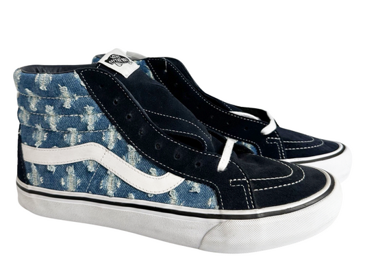 Supreme/VANS Punch Hole Denim Sk8-Hi