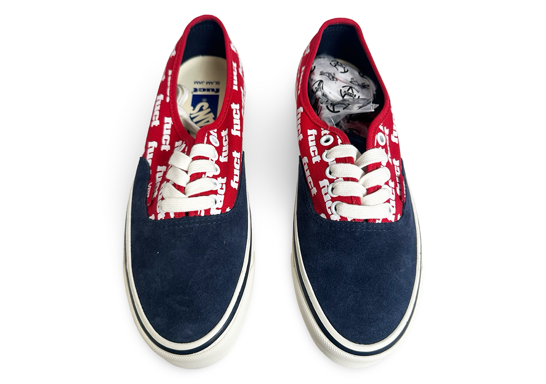 Vans Authentic Reissue 44 LX FUCT x Slam Jam Red Marshmallow